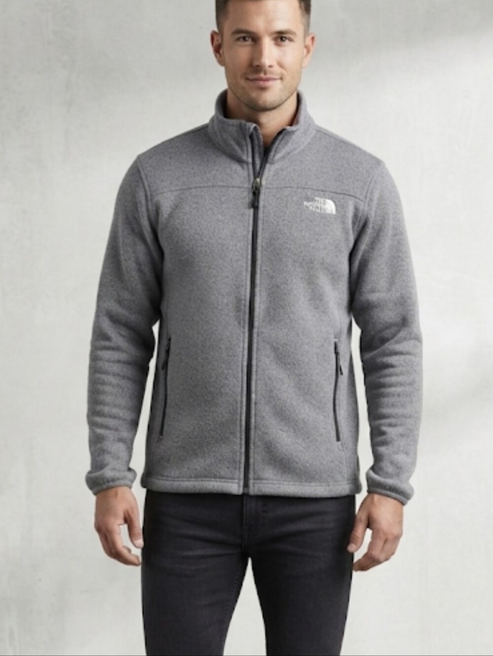 The‎ North Face Grey Men’s Glacier Fleece Jacket Size Small
